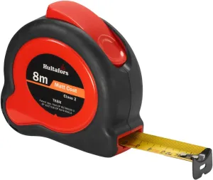 Hultafors 367203 "TK 8M" Short Steel Tape - Black/Grey