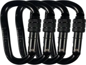 Hunter Safety Systems Recon Steel Carabiners - High-Strength, Easy-Locking, and Versatile Clips