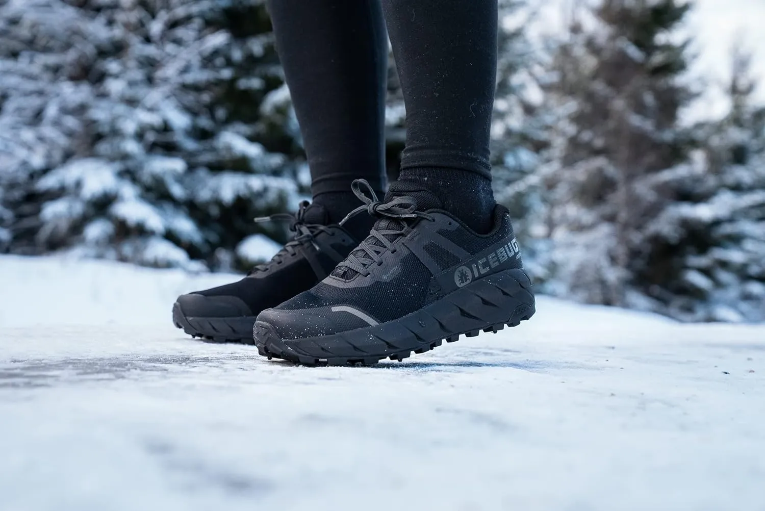 Icebug Womens Arcus BUGrip GTX Trail Running Shoe with Carbide Studded Traction Sole