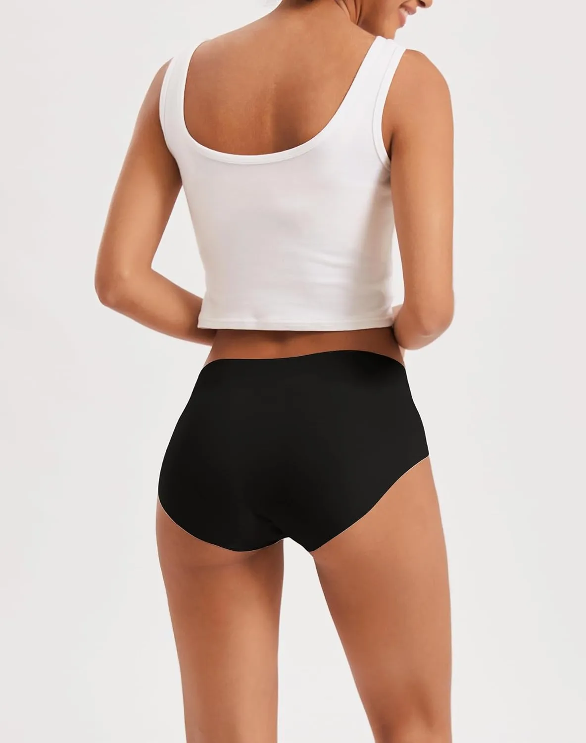 INNERSY Women's Seamless No Show Hipster Panties Invisible Light Underwear 3-Pack