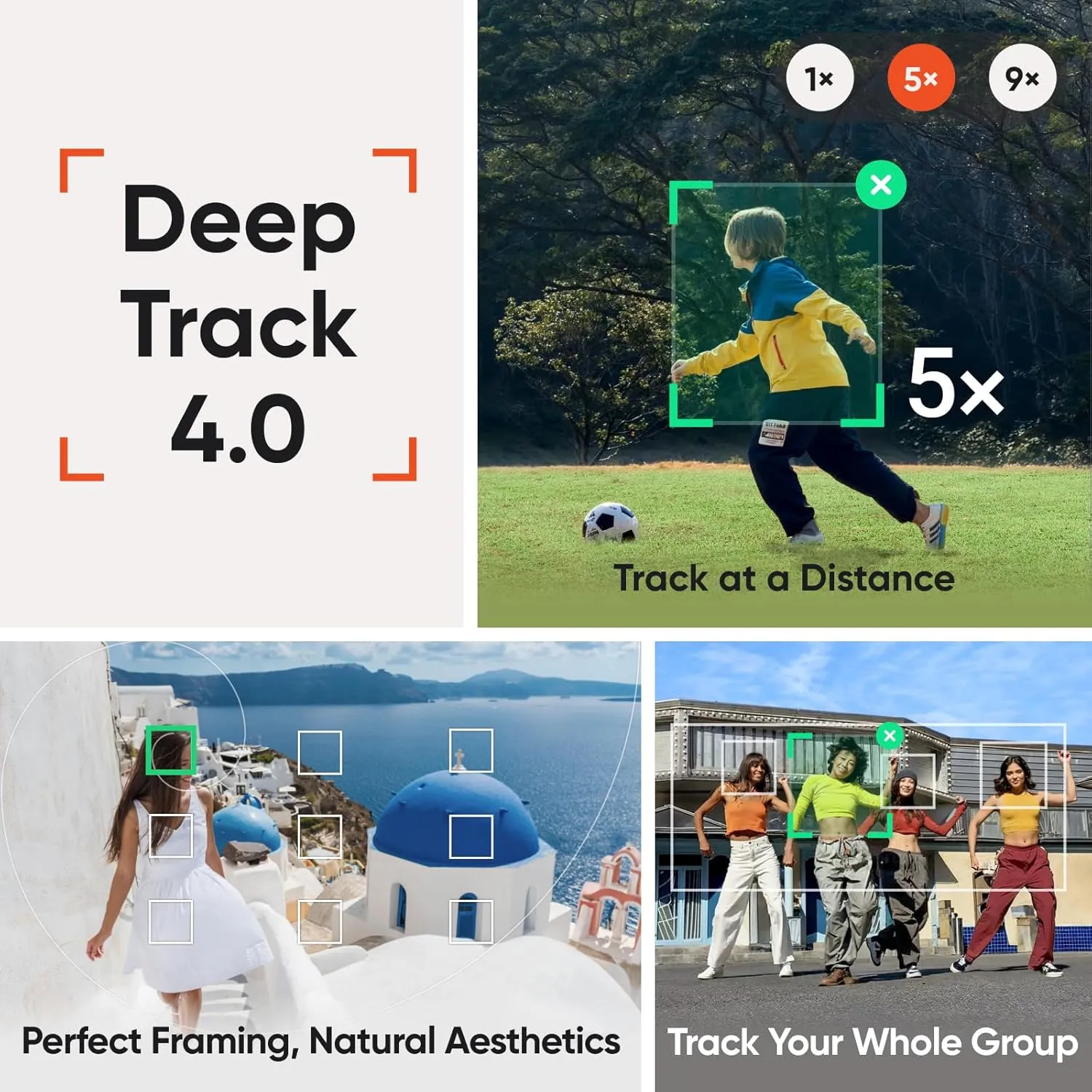 Insta360 Flow 2 Pro Creator Bundle Grey - Foldable AI Phone Gimbal, Apple DockKit, 360º Pan Tracking, Free Tilt Mode, Built-in Tripod/Selfie Stick, Portable Vlog/Travel Stabilizer, Spotlight, MagSafe