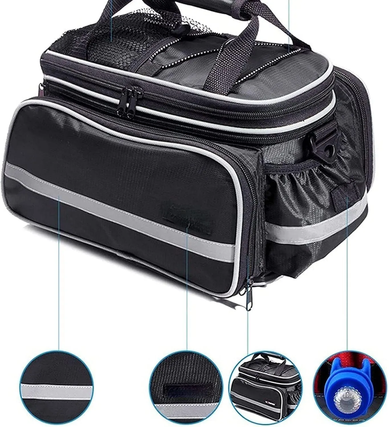 IOCCIOBB Nurse Tote Bag, Medical Bag,First Aid Kit Bag for Camping Equipment Bag Supplies Waterproof Multifunctional Travel bag(A)