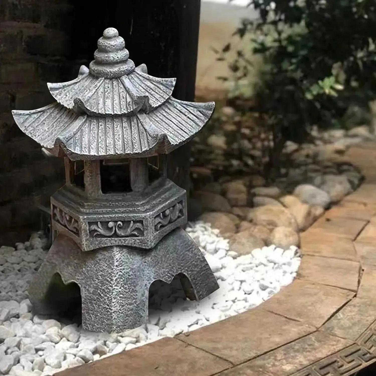 Japanese garden lantern