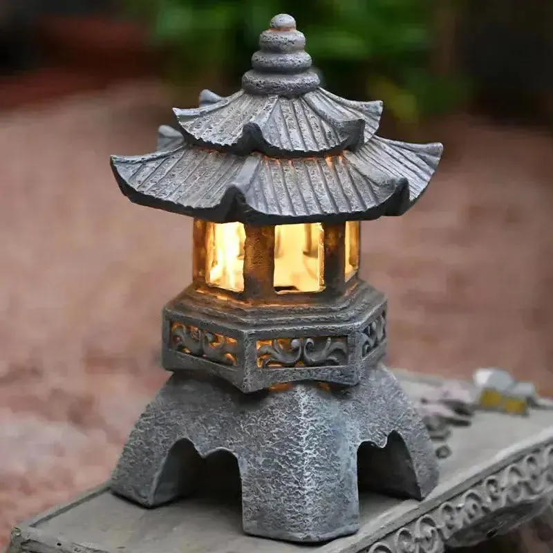 Japanese garden lantern