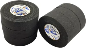 Jaybird and Mais Black Hockey Tape 1" x 20 yds. (6 Pack)