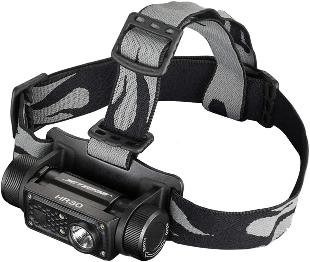 Jetbeam 4016680 960 Lumens Rechargeable Headlamp, Black