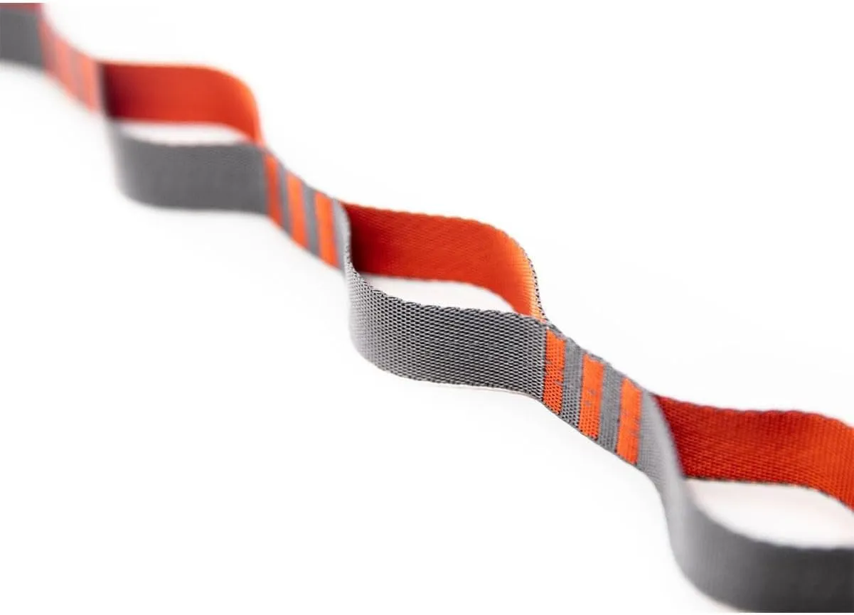 KAMMOK: Python 15' Tree Friendly Hammock Straps | Woven, No-Stretch, Knotless, Durable Holds up to 500lbs, (Lightweight for Hiking, Camping, Backpacking), Set of 2 w/Stuff Sack