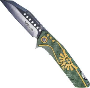 KCCEDGE BEST CUTLERY SOURCE EDC Pocket Knife Camping Accessories Hunting Knife Razor Sharp Edge Folding Knife for Camping Gear Survival Kit Tactical Knife 56003 (Green)