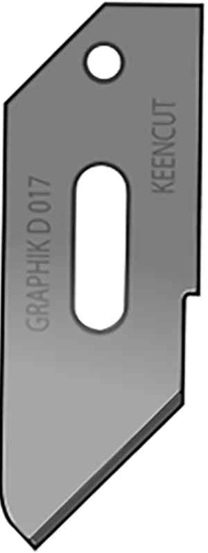 Keencut CA50-032 Graphik Blades (Pack of 100), Also for Use in The Vertical Action Graphik Blade Holder (VABHG) in Evolution E2, Javelin Integra, Javelin Series 2 and Sabre Series 2