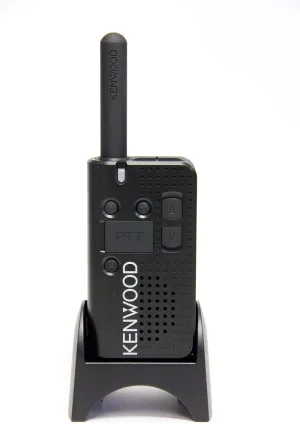 Kenwood PKT- 23 Pocket-Size UHF Two-Way FM Radio (1.5 W Analog), 4-Channel Operation with Voice Guide, Up To 15 Hours Talk-Time (On Battery Saver), IP54 & 11 Mil-Spec Standards 810 (C, D, E, F & G)