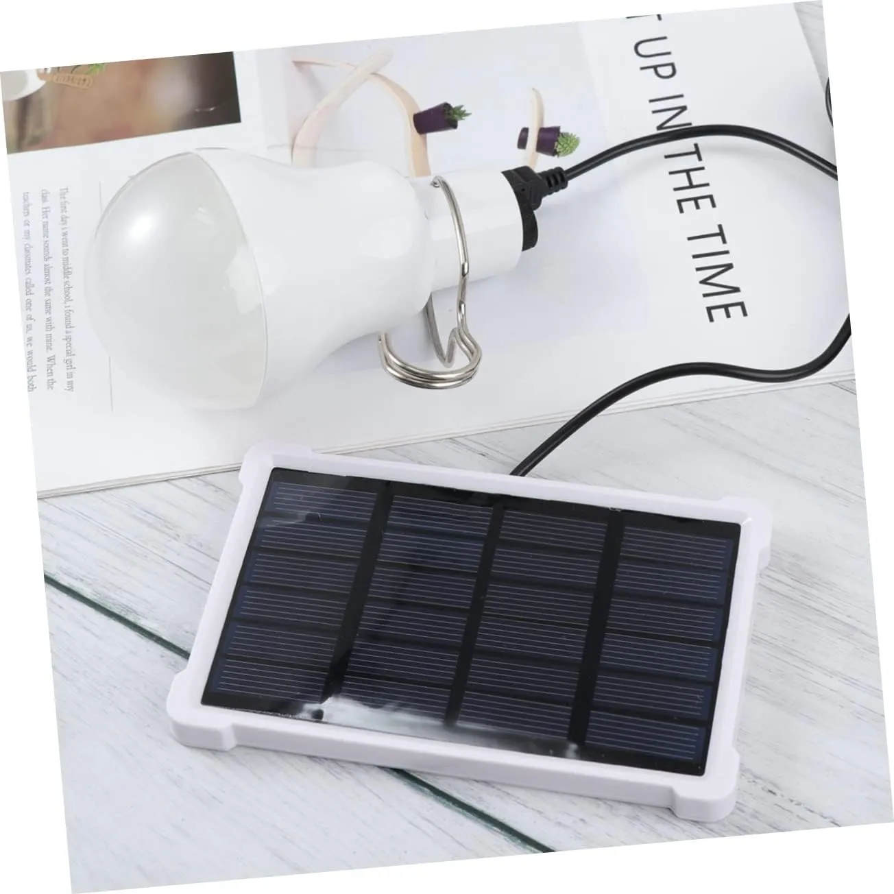 KESYOO Solar Led Tent Light Portable Camping Lantern Rechargeable Outdoor Night Lights Metal Hook