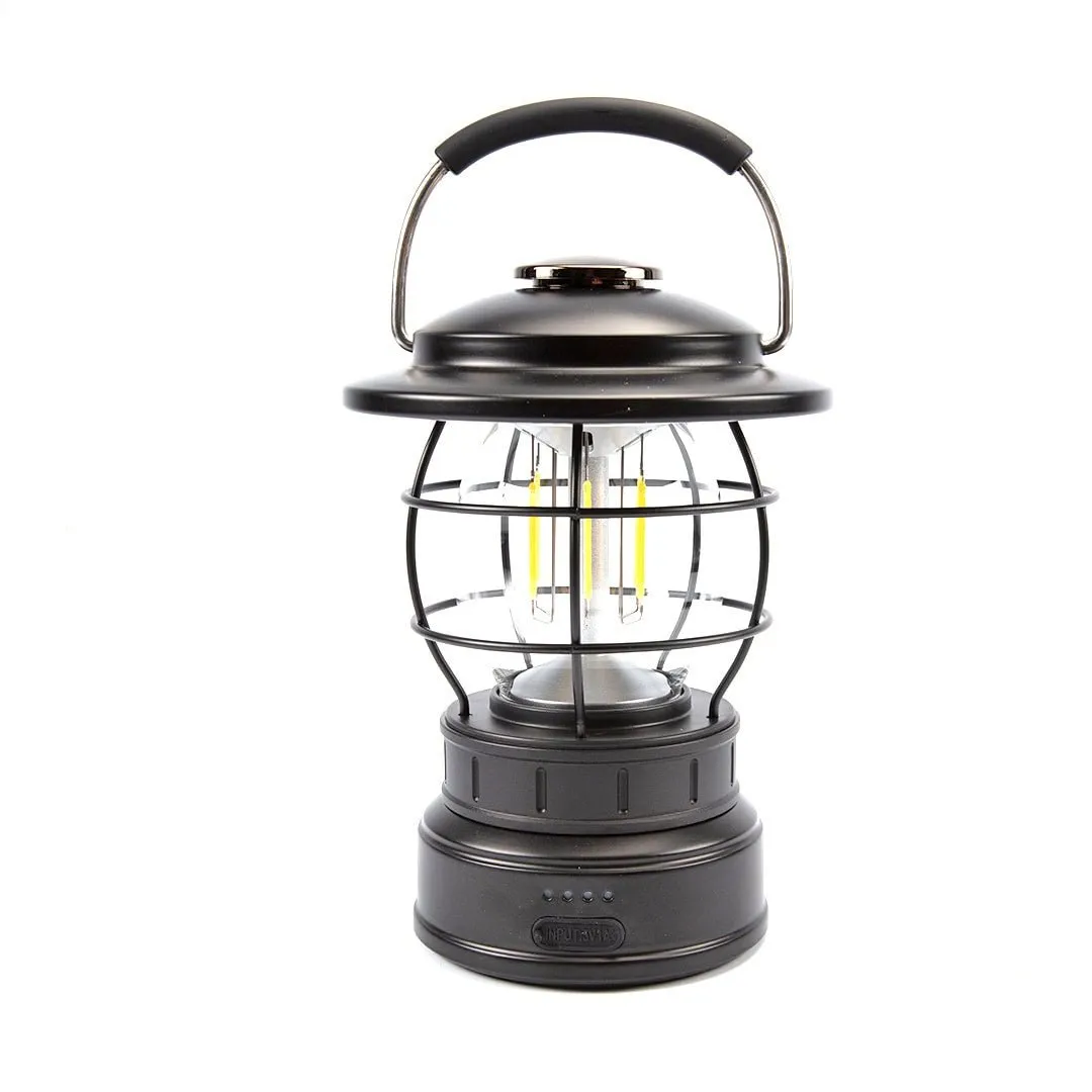 KickAss Vintage Camping Lantern - Black