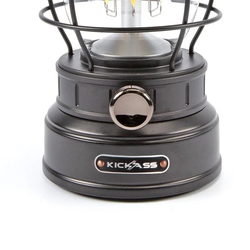 KickAss Vintage Camping Lantern - Black