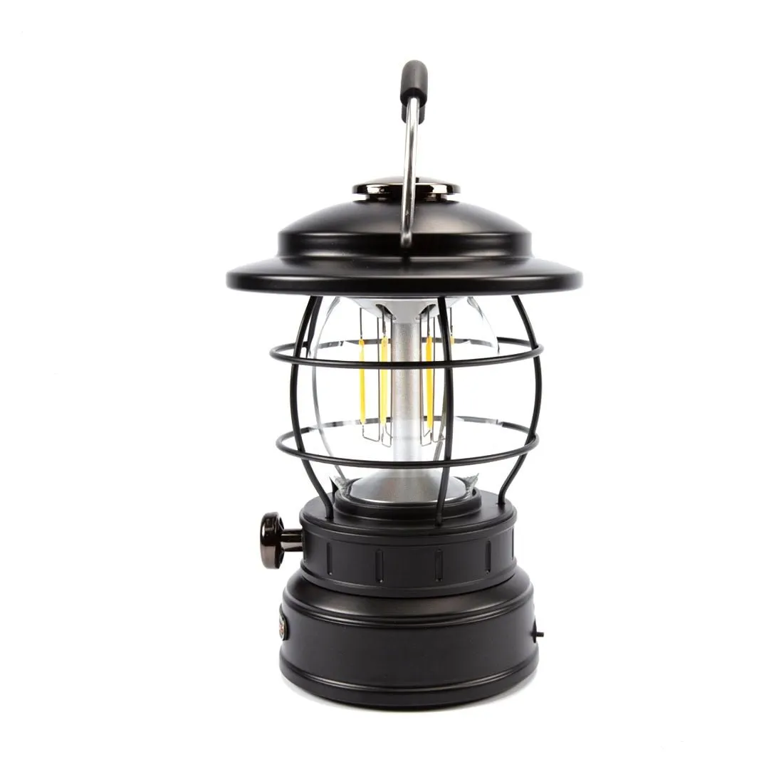 KickAss Vintage Camping Lantern - Black