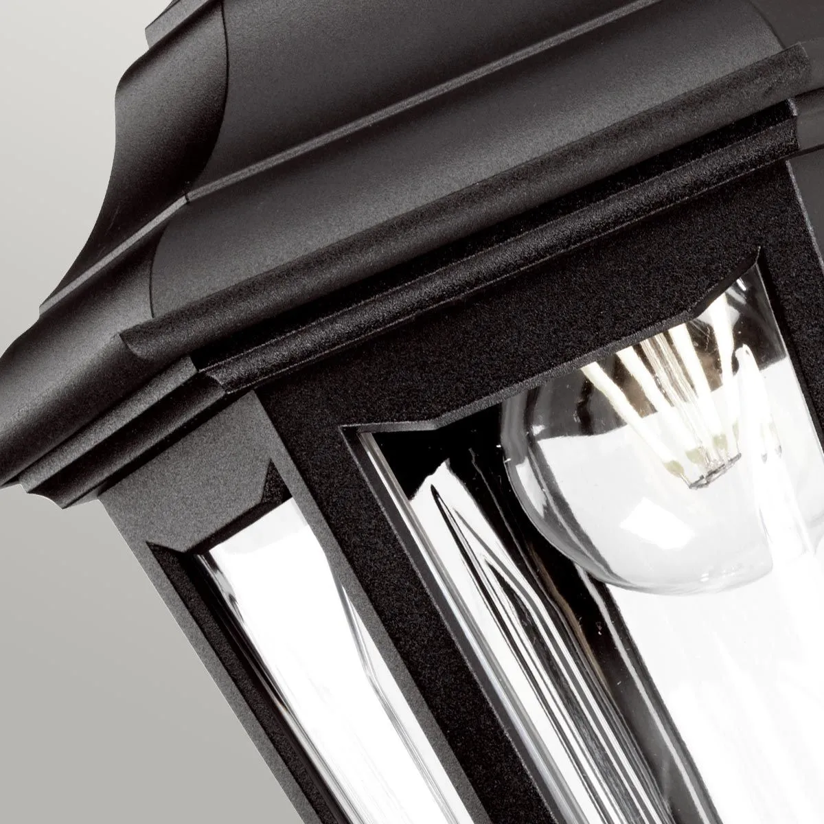 Kinsale 1 Light Wall Lantern | Black