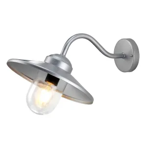 Klampenborg 1 Light Wall Lantern | Silver