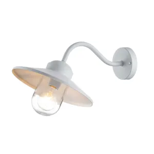 Klampenborg 1 Light Wall Lantern | White