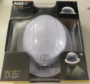 Klein Tools 60400 Hard Hat Carp Helmet Safety Work Gear Non Vented Full Brim Sty