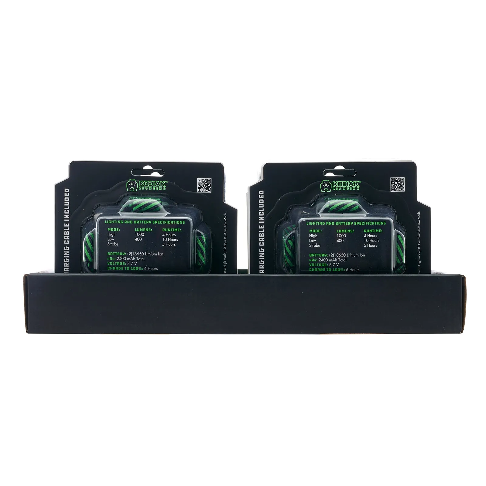 Kodiak® 1000 Lumen Nearly 1/2 Mile Beam Rechargeable Headlamp