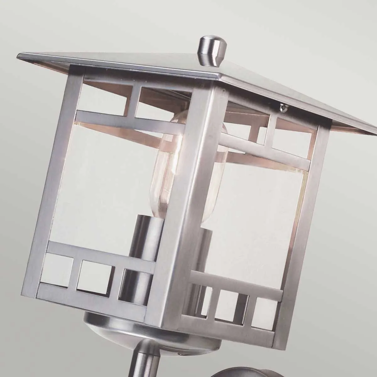 Kolne 1 Light Wall Lantern | Stainless Steel