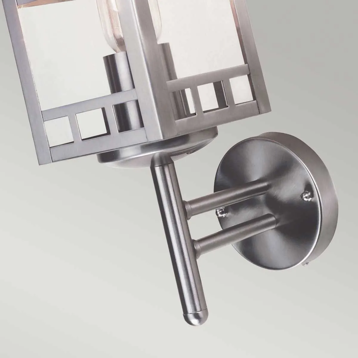 Kolne 1 Light Wall Lantern | Stainless Steel