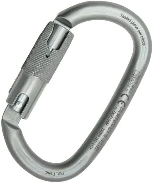 KONG Italy - Rise Ovalone Automatic Locking Carabiner, Lunar White