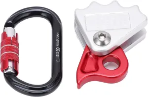 Lanyard Arborist Gear Kit Rope Card, Lightweight and Practical for Mountaineering and Climbing, Rope Clip with Safety and Adjustable Rope Length.Spring Ring