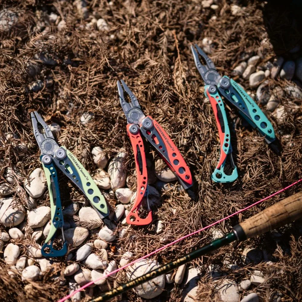 Leatherman 7 Tool Skeletool CX Lightweight Multi-Tool with Knife Blade Paradise
