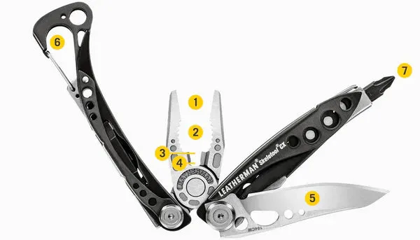 Leatherman 7 Tool Skeletool® CX Multi-Tool (No Sheath)