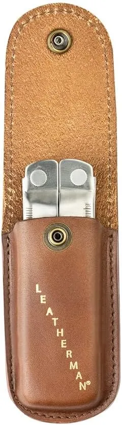 LEATHERMAN, Heritage Leather Snap Sheath for Multi-Tools, Brown, Large