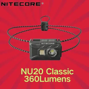 LED USB-C Rechargeable Ultra Lightweight Headlamp 360 Lumens