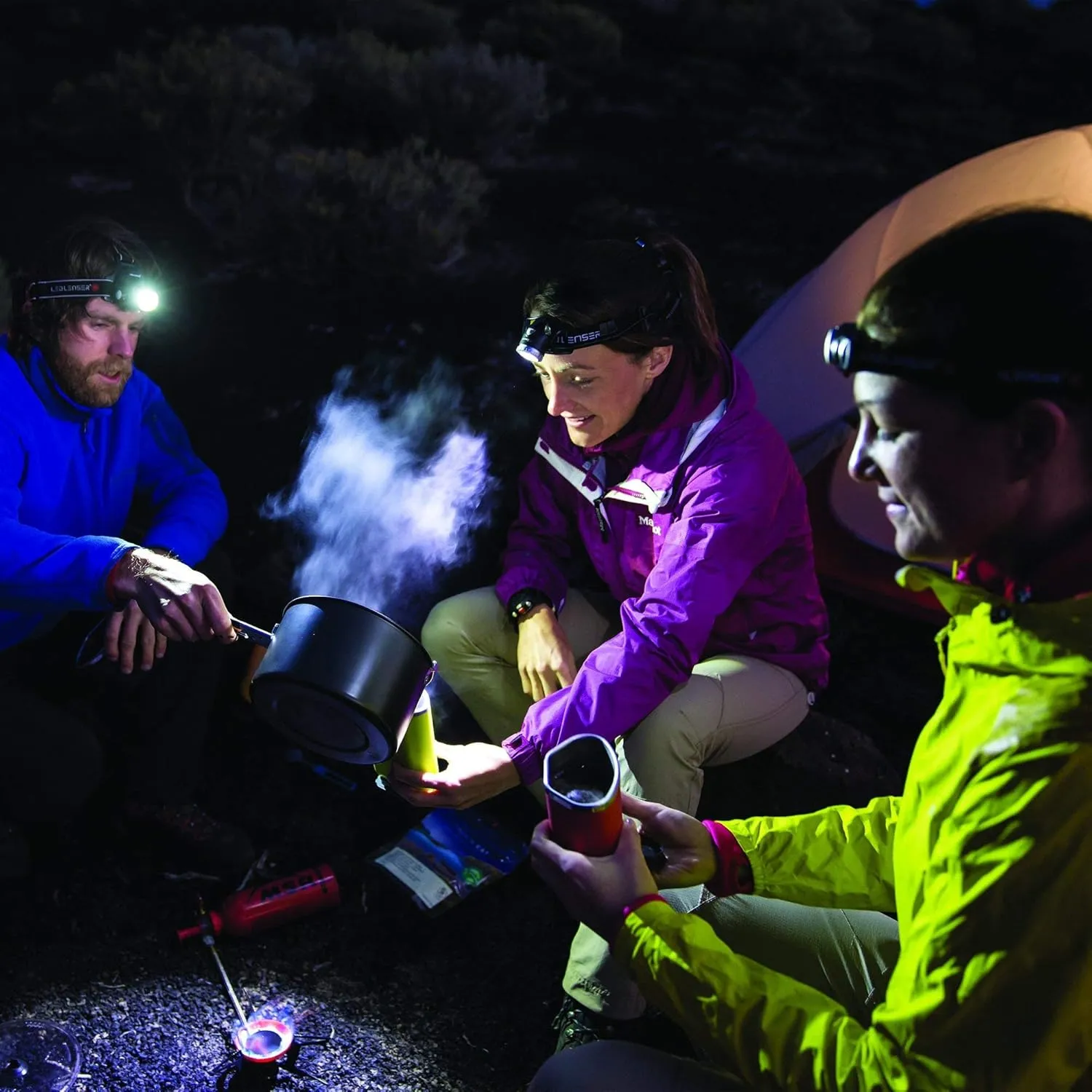 Ledlenser H14R.2 - Rechargeable Outdoor LED Head Torch, Super Bright 1000 Lumens Headlamp, Water Resistant (IPX4), Camping, Hiking Equipment, Head Torch Rechargeable, Up to 35 Hours Running Time