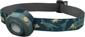 Ledlenser KIDLED4R, Safe LED headlamp for Children, Reading, Night Hike, Colorful Signal, Light Toys (Green)