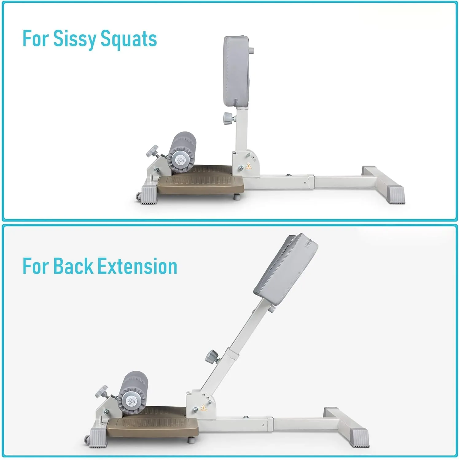 leikefitness Deluxe Multi-Function Deep Sissy Squat Bench Home Gym Workout Station Leg Exercise Machine