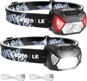 Lepro Rechargeable Headlamp - Outdoor Adventure Essential