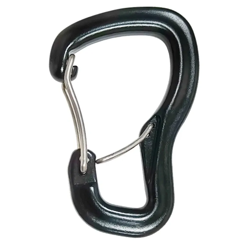 Lightweight Aluminum Carabiner Clip - Sturdy 800kg Bearing Hook for Outdoor Activities, Camping, and Hiking