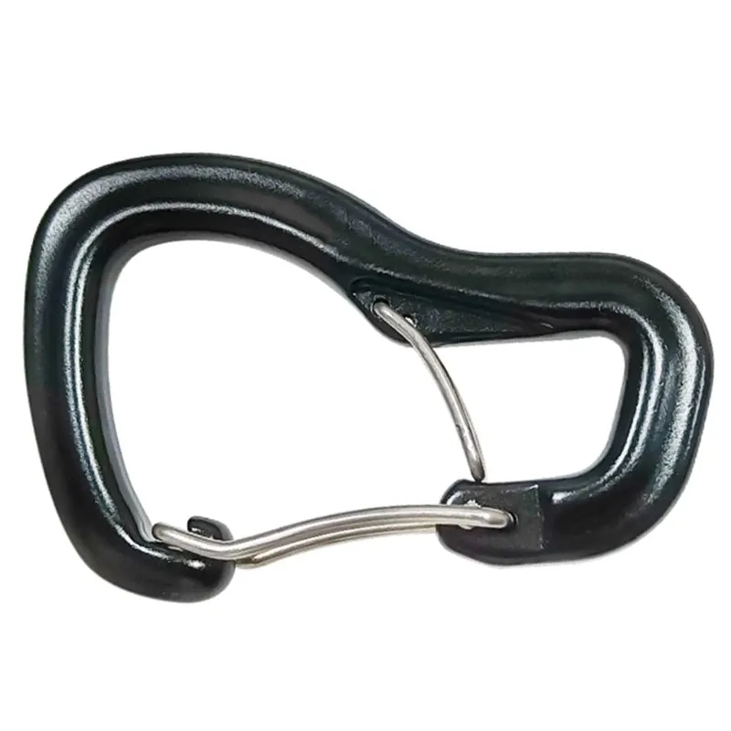 Lightweight Aluminum Carabiner Clip - Sturdy 800kg Bearing Hook for Outdoor Activities, Camping, and Hiking