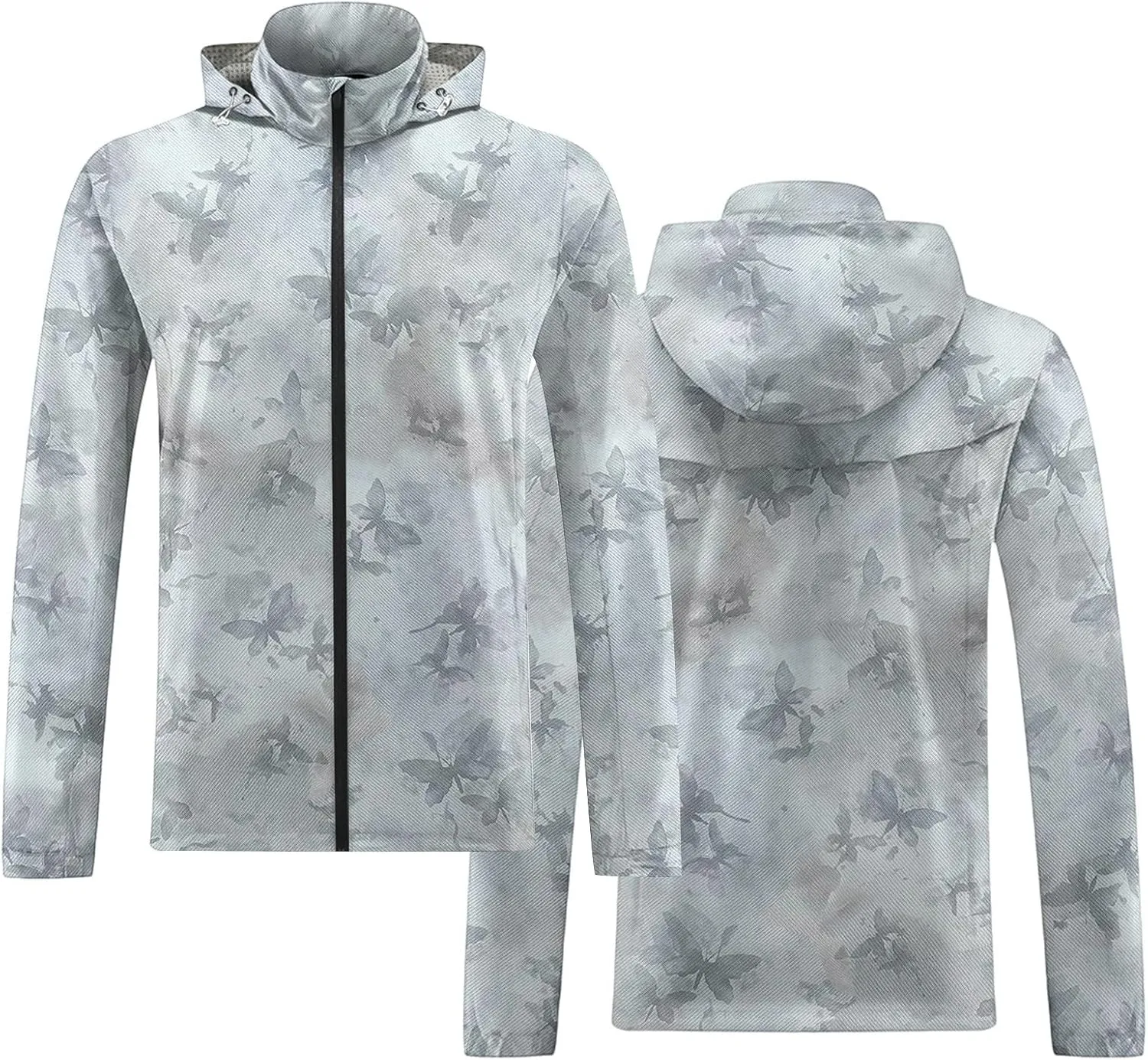 Lightweight Rain Jacket Men Water Resistant Windbreaker Lightweight Breathable Rain Jacket Hiking Outerwear