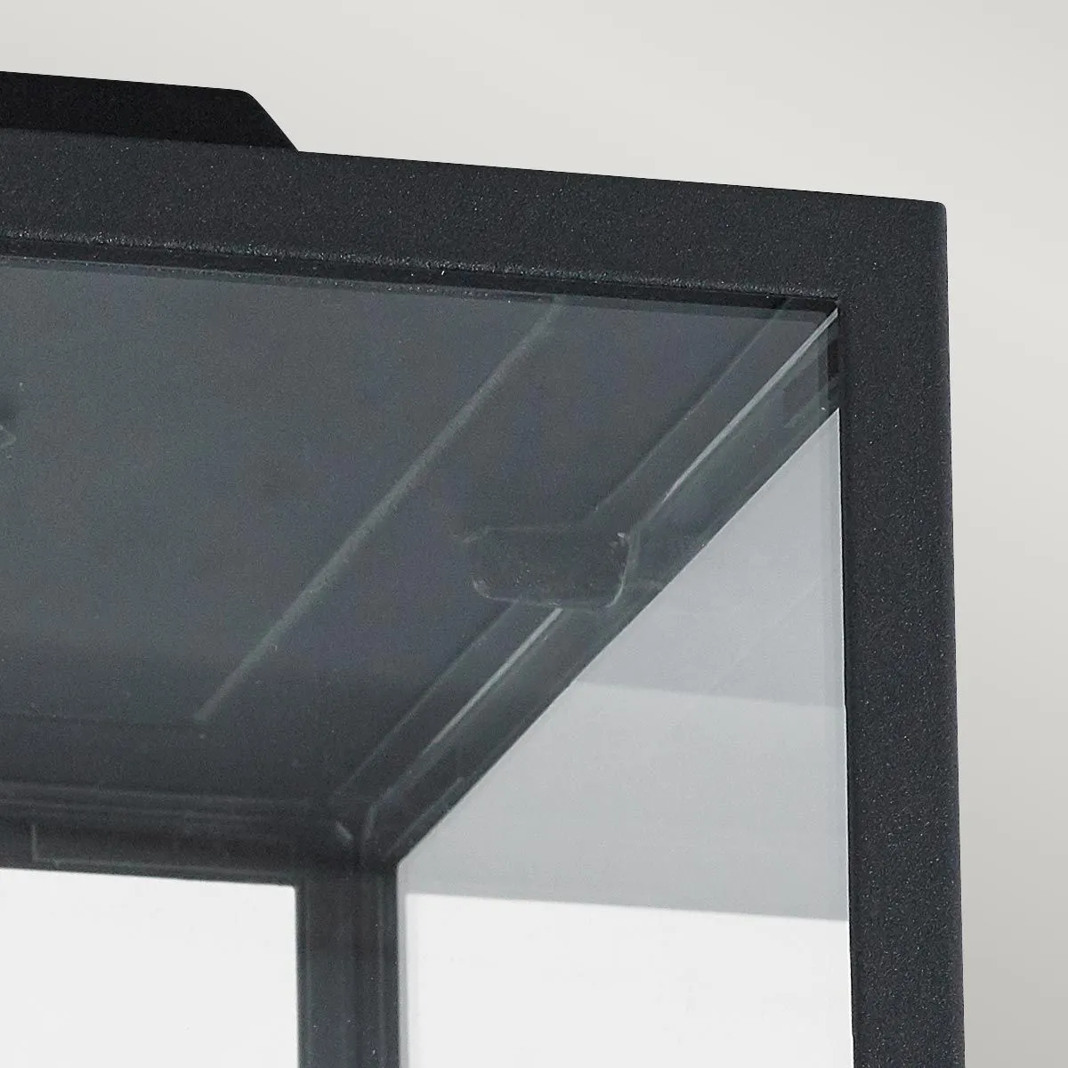 Lofoten 1 Light Flush - Cube     | Black