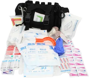 Luminary OFAK Operator-Fast-Access-Kit Stocked First Aid Kit Grab & Go Bag for Home Range Vehicle Tactical Vest or Duty Belt (Black)