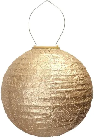 Lumiz 220936 - 15" Round Gold Bazaar Pattern Lantern (Round Bazaar Lantern, Gold (LUM117))