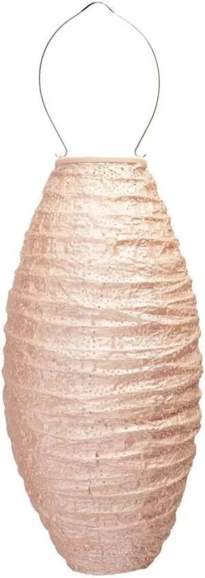 Lumiz 221341 - 18" Long Oval Pink Bazaar Pattern Lantern (Long Oval Bazaar Lantern, Pink (LUM114))