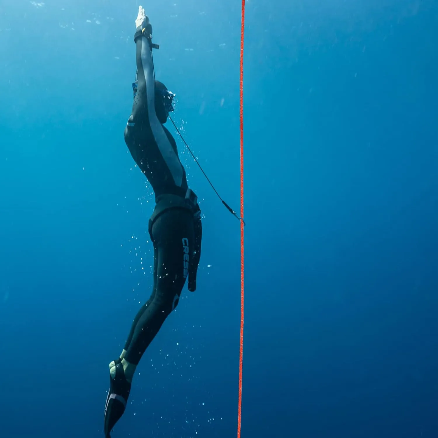 Luwint Freediving Rope Freediving Lanyard Leash for Freediving Lanyard Scuba Diving Snorkeling Water Sport