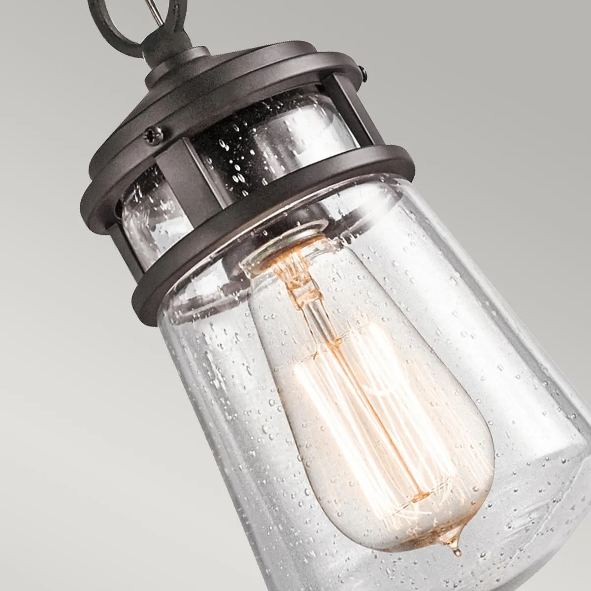 Lyndon 1 Light Small Chain Lantern | Architectural Bronze