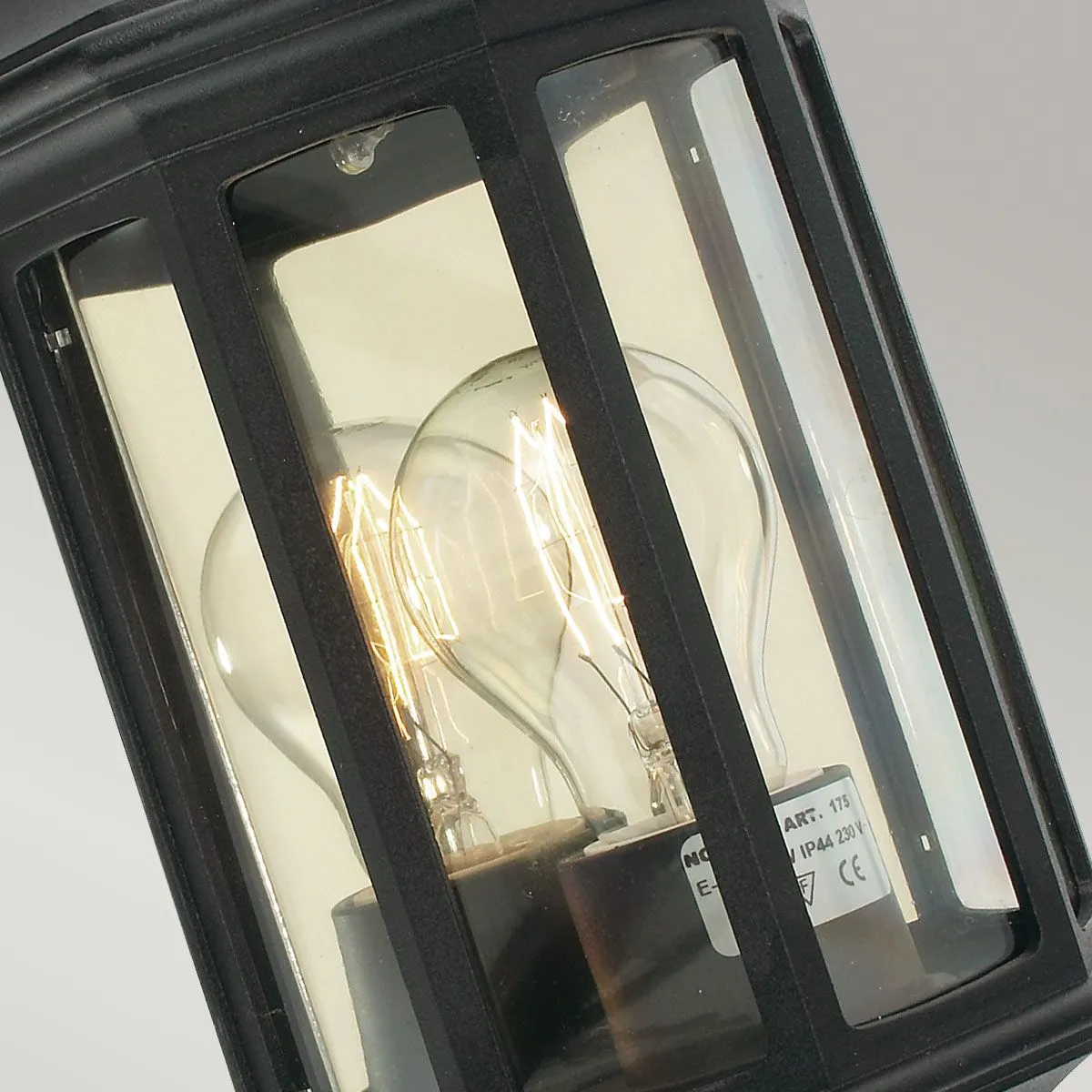 Malaga Mini 1 Light Mini Wall Lantern - Black  | Black