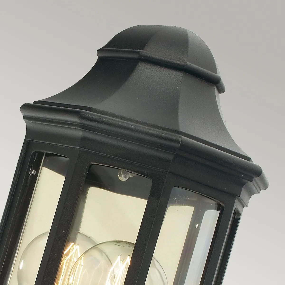 Malaga Mini 1 Light Mini Wall Lantern - Black  | Black