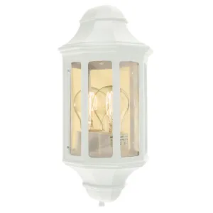 Malaga Mini 1 Light Mini Wall Lantern - White | White