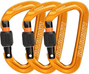Mammut, Sender Screwgate Carabiner - 3-Pack