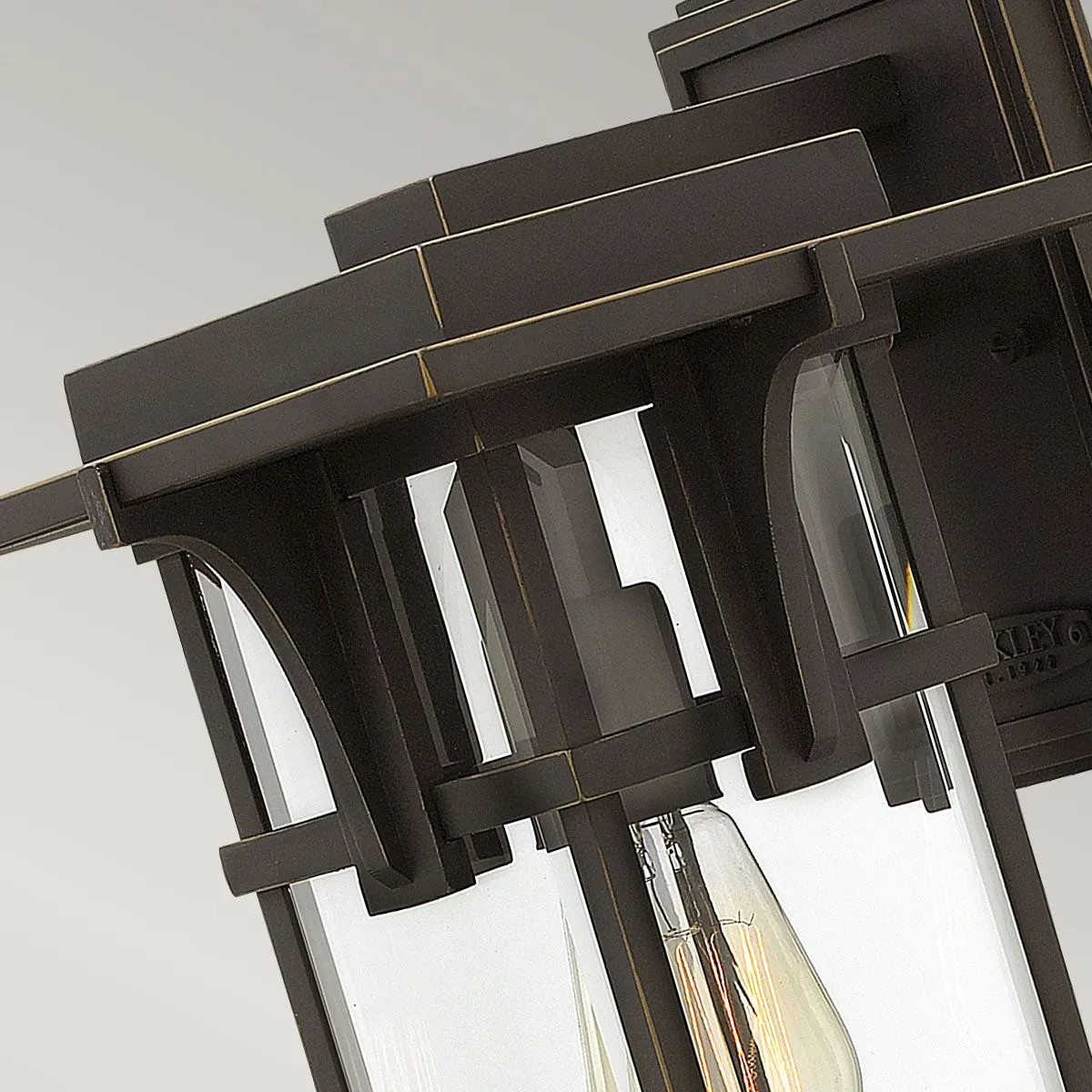 Manhattan 1 Light Medium Wall Lantern | Oil Rubbed Bronze