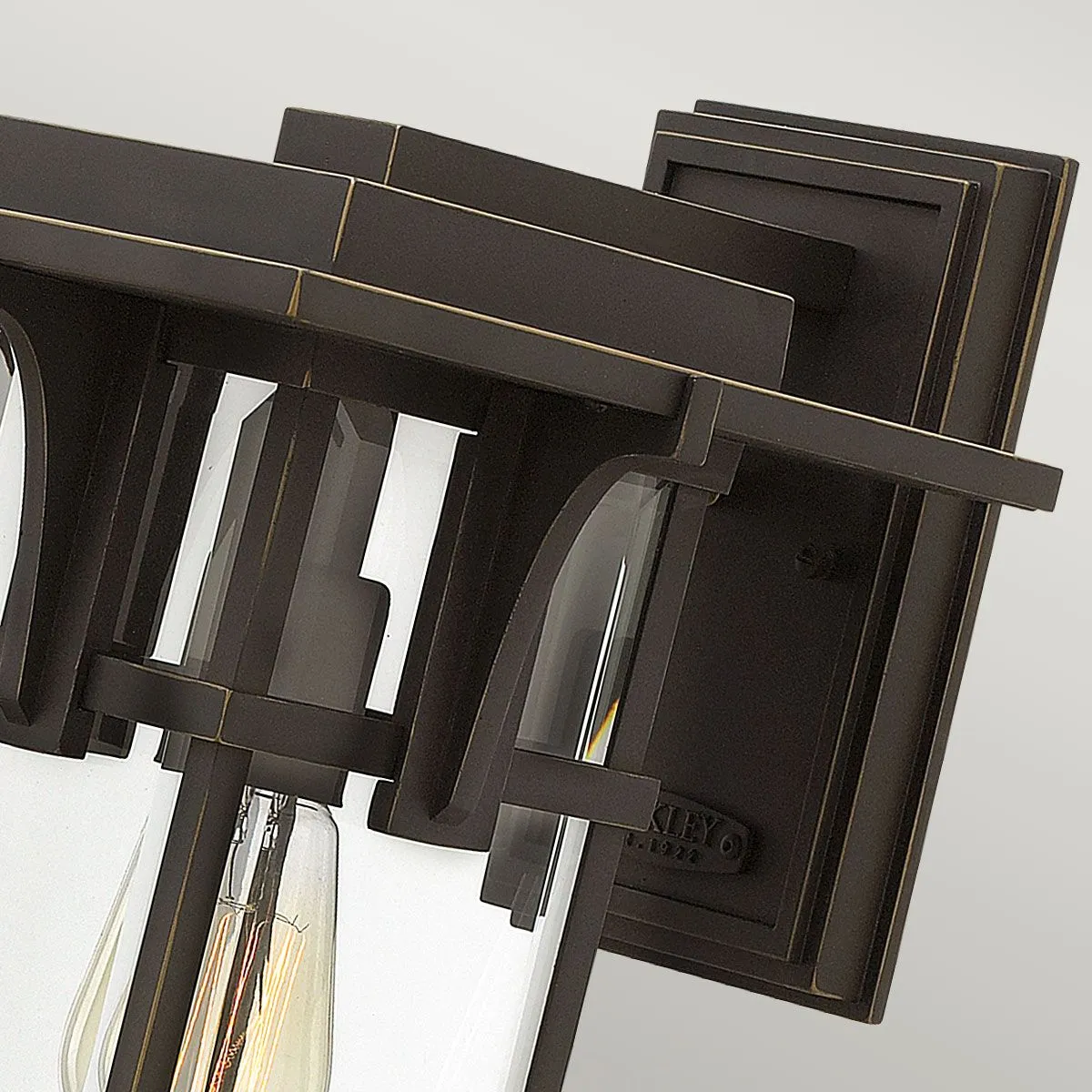 Manhattan 1 Light Medium Wall Lantern | Oil Rubbed Bronze